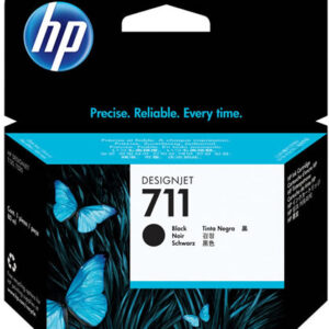 HP 711 Black Ink Cartridge - 80ml Ink Tank - for HP DesignJet T120, T125, T130, T520, T525 & T530 Printers - CZ133A - express delivery from GDS - Graphic Design Supplies Ltd