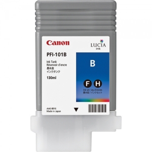 Canon PFI-101B Blue Ink Cartridge - 130ml - 0891B001AA - for Canon iPF5000, iPF5100, iPF6100, iPF6200 Printers - express delivery from GDS - Graphic Design Supplies Ltd