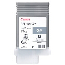 Canon PFI-101GY Grey Ink Cartridge - 130ml - 0892B001AA - for Canon iPF5000, iPF6000S Printers - express delivery from GDS - Graphic Design Supplies Ltd