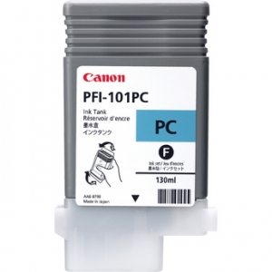 Canon PFI-101PC Photo Cyan Ink Cartridge - 130ml - 0887B001AA - for Canon iPF5000, iPF6000S Printers - express delivery from GDS - Graphic Design Supplies Ltd