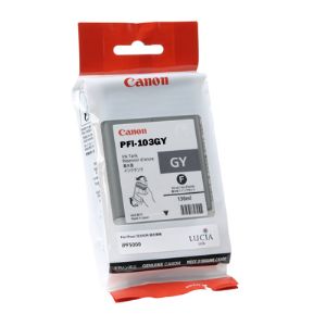 Canon PFI-103GY Grey Ink Cartridge - 130ml - 2213B001AA - for Canon iPF5100, iPF6100, iPF6200, express delivery from GDS - Graphic Design Supplies Ltd
