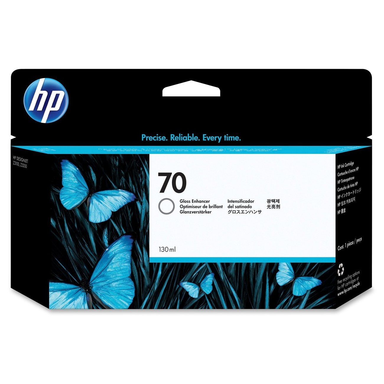 HP 70 Gloss Enhancer Cartridge  - 130ml Ink Tank - for HP DesignJet Z3100 & Z3200 Printers - C9459A - express delivery from GDS - Graphic Design Supplies Ltd
