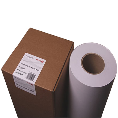 Xerox PPC Plain Paper Roll 75gsm 841mm x 175mt Untaped at 3" inch core 003R97806
