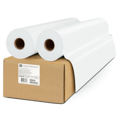 HP Everyday Matt White Polypropylene Film Rolls for roll up banners - 120gsm - 50" inch 1270mm x 30.5mt - Twin Pack - CH026A from GDS Graphic Design Supplies Ltd