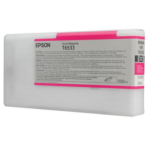 Epson T653300 Vivid Magenta Ink Tank 200ml Cartridge C13T653300 for Epson Stylus Pro 4900 printers