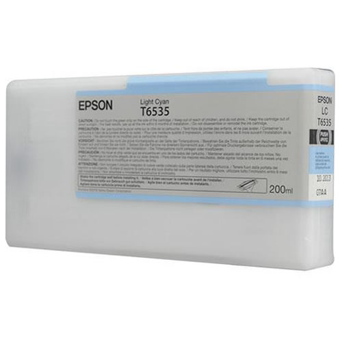 Epson T653500 Light Cyan Ink Tank 200ml Cartridge C13T653500 for Epson Stylus Pro 4900 printers