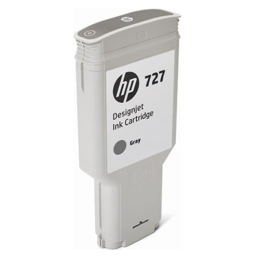 HP 727 Grey Ink Cartridge - 300ml - Extra Large High Capacity - for HP DesignJet T930, T1530 Printers & T2530 MFPs - F9J80A
