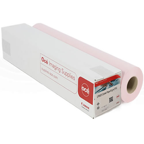 Canon Group Oce LFM425 Red Label PPC Plain Coloured Paper Roll - Light Pink - 80gsm - 841mm x 150mt - 3 inch core - 99313854