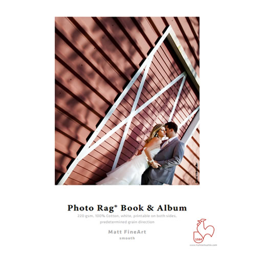 Hahnemühle Photo Rag® Book & Album 220gsm - Digital Fine Art Cotton Inkjet Paper Media - A4 x 25 sheets  - 10641694 - express delivery from GDS - Graphic Design Supplies Ltd