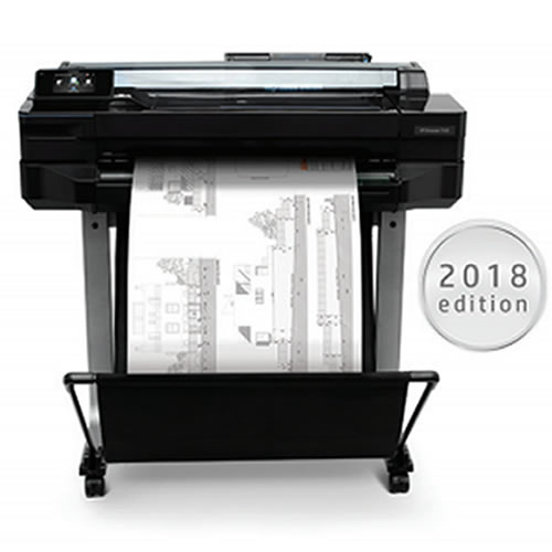 HP DesignJet T520 Printer - 24" inch - A1 - 4 Colour - CAD & General Purpose Technical Plotter - 2018 Edition - CQ890C