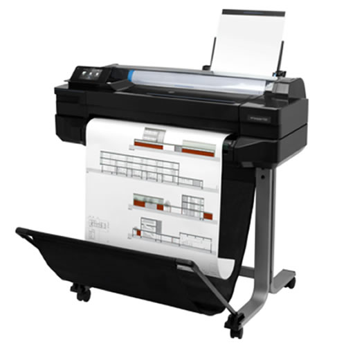 HP DesignJet T520 Printer - 24" inch - A1 - 4 Colour - CAD & General Purpose Technical Plotter - 2018 Edition - CQ890C