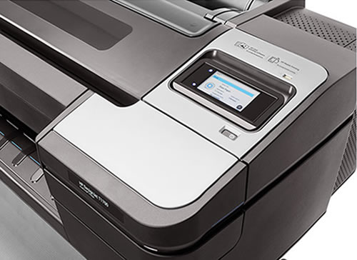 HP DesignJet T1700 Printer - 44" inch - B0 - 6 Colour - Photo & Graphics Postscript Production Printer - W6B55A