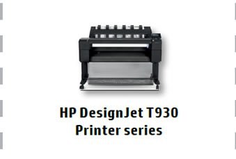 HP DesignJet T930 Printer Series