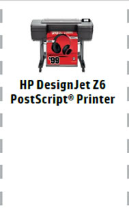 HP DesignJet Z6 PostScript Printer