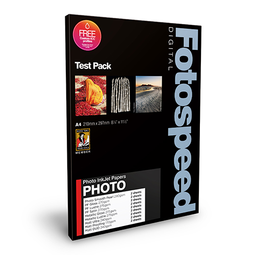 Fotospeed Digital Photo Paper - Photo Quality Test Pack - A4 - 16 sheets - 7D130