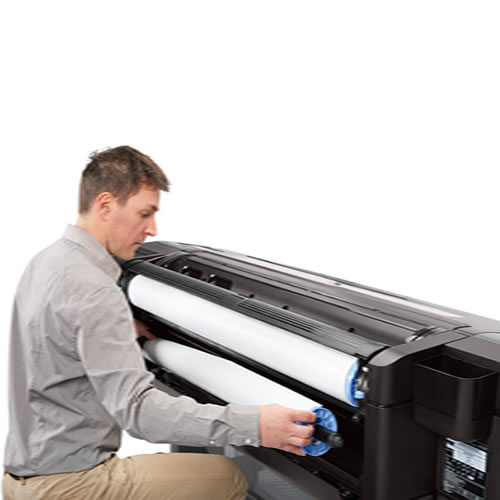 HP DesignJet Z9+dr Postscript Printer | Dual Roll Feed | with V Trimmer | 44" inch | 10 Cartridge | Pigment Ink | Photographic Printer | X9D24A