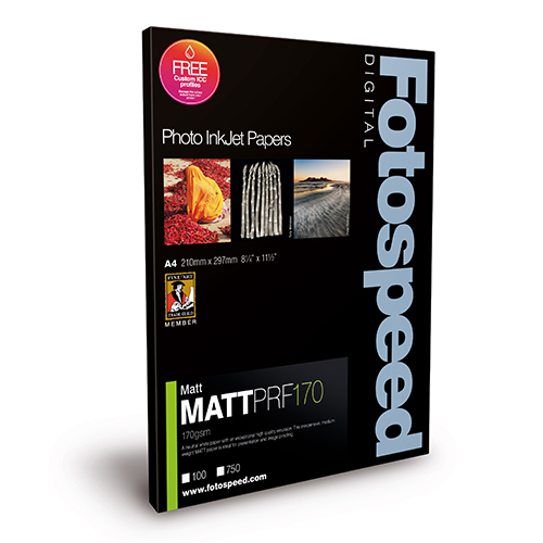 Fotospeed Matt Proofing 170 Paper Sheets - 170gsm - A4 x 100 sheets - 7D072
