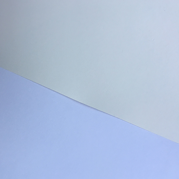 GDS Fine Art Smooth - Colour comparison (under window daylight) against basic white office copier paper