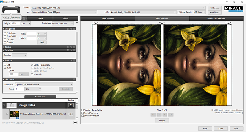 Auto arrange and duplicate images in Mirage Auto arrange and duplicate images in Mirage