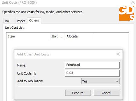 Accounting Tool Set up Canon PRO 2000 Accounting Tool set up Canon PRO 2000