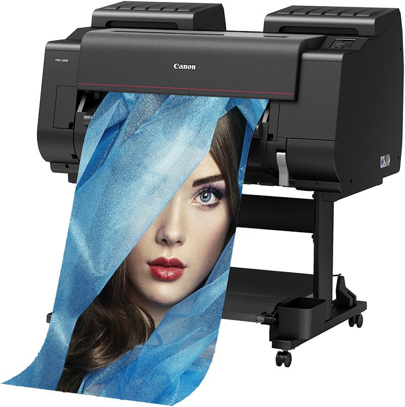 What rolls fit on Canon PRO-2000 printers