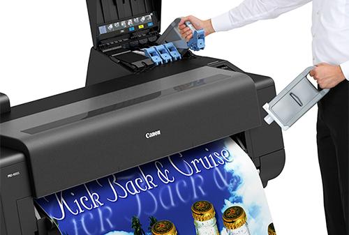 Canon PRO-Series Printers with hotswap ink tanks