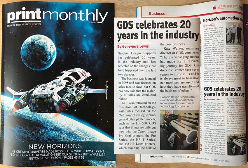 July issue of PrintMonthly magazine