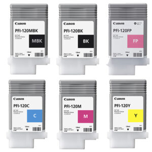 Canon PFI-120 6 ink set for PG-200 and PG-300