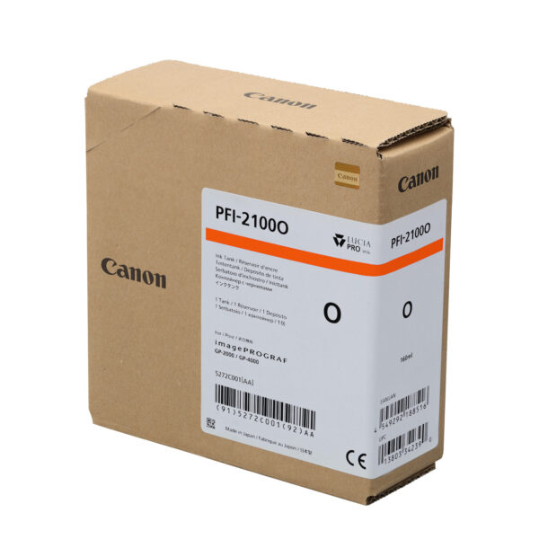 Canon PFI-2100O Orange Ink 160ml 5272C001A
