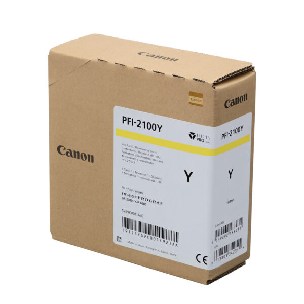 Canon PFI-2100Y Yellow Ink 160ml 5269C001A