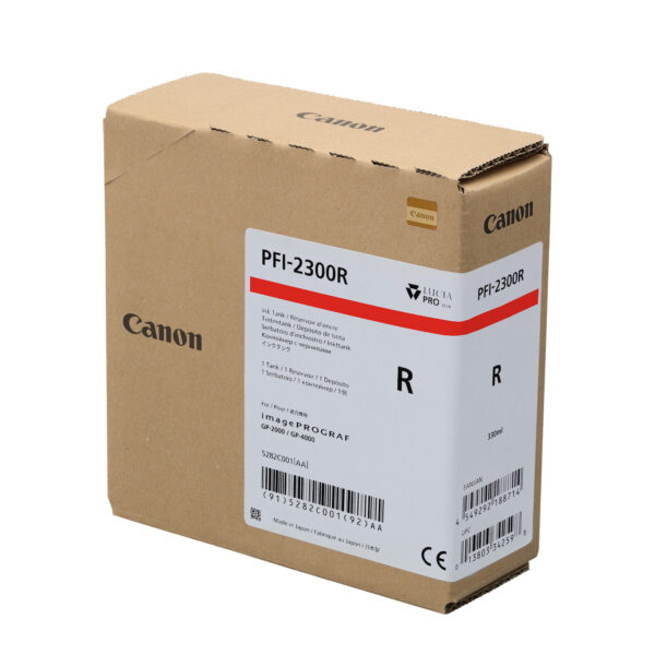 Canon PFI-2300R Red Ink 330ml 5282C001A
