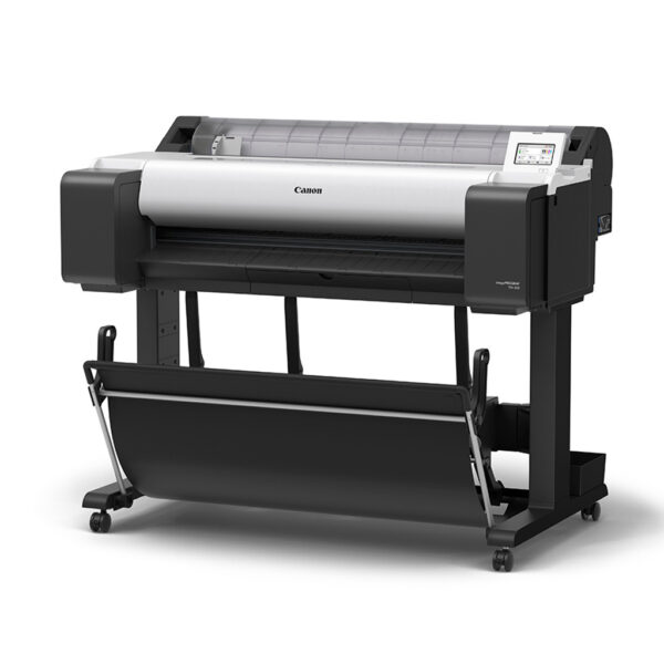 Canon TM-350 facing front-left with no printout from Graphic Design Supplies