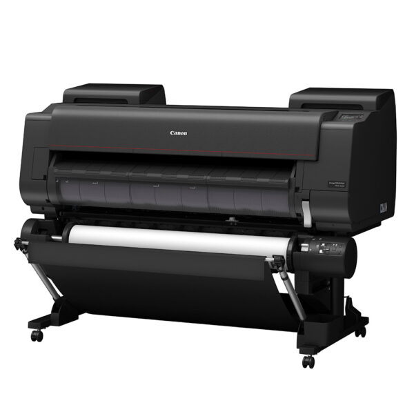 Canon PRO-4600 44inch Wide Format Printer Facing Front Left And Configured With A Dual Roll Feed Unit